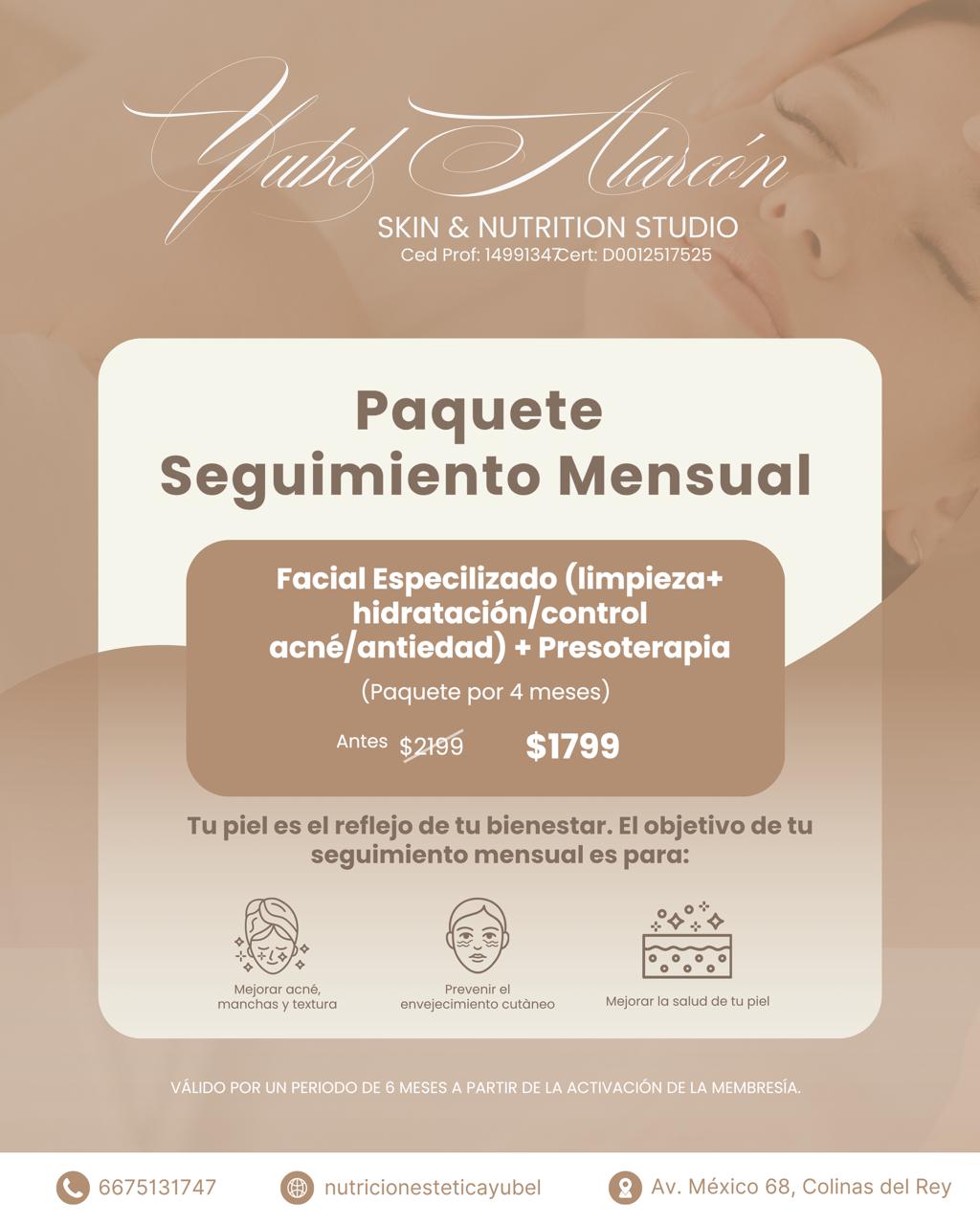Paquete Seguimiento Mensual